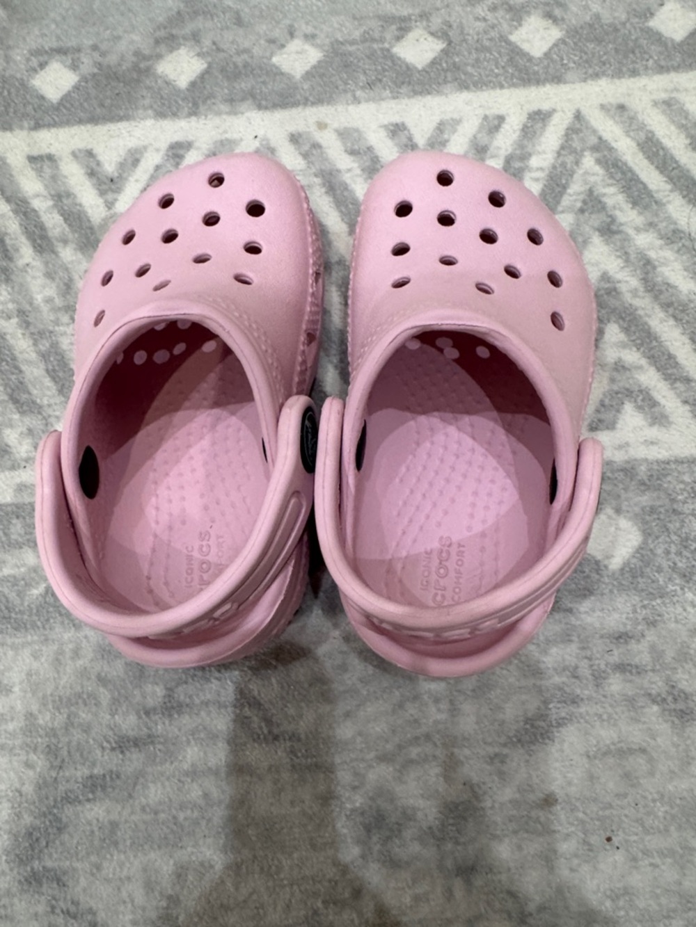 Crocs Toddler Size C5  Pink clog - Picture 3 of 3